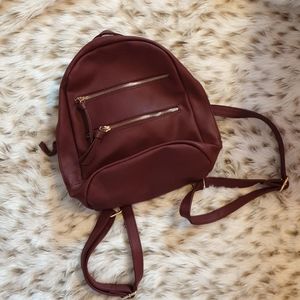 Marron Mini Backpack